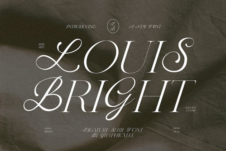 Louis Bright Elegant & Premium Serif Font Font Download