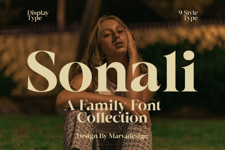 Sonali - A Modern Serif Family Font Font Download