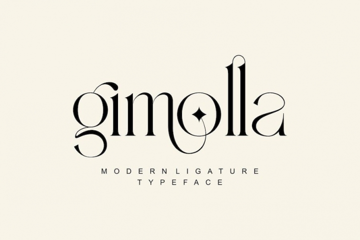 Gimolla Modern Ligature Serif Font Download