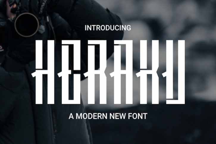 Heraku - Modern New Font Font Download