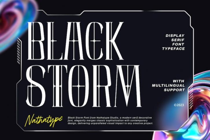 Black Storm Font Download