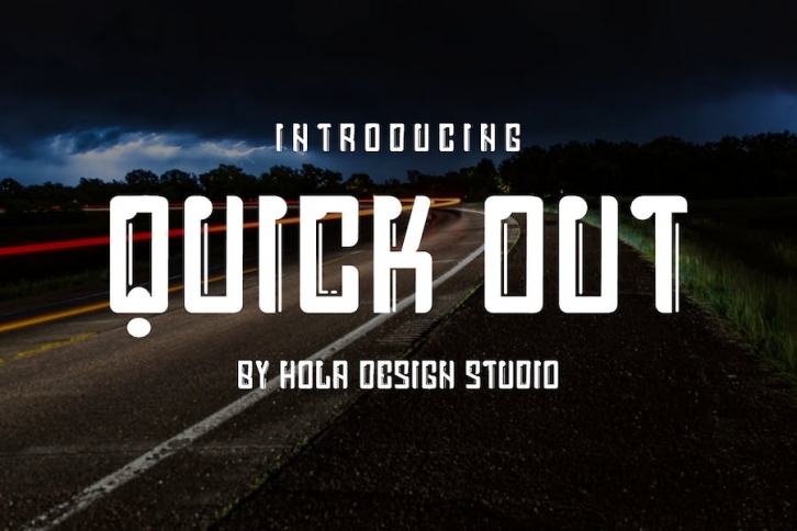 Quick Out Font Font Download