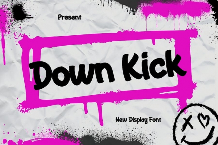 Down Kick Font Download