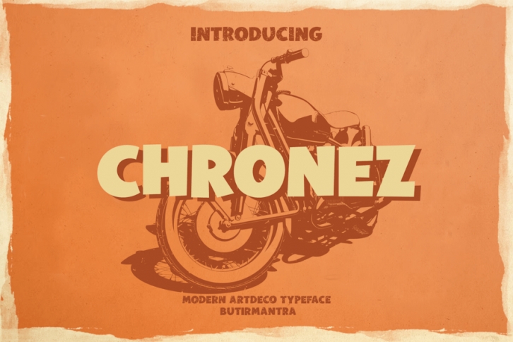 Chronez - Modern Artdeco Font Font Download