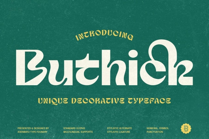 Buthick Font Download