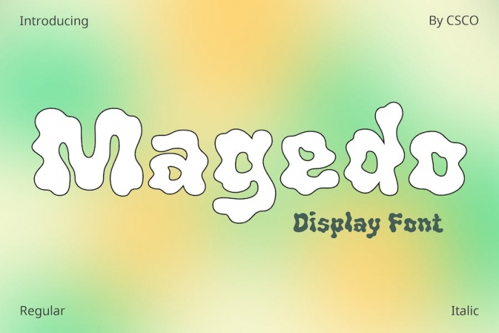 Magedo – Psychedelic Font Font Download