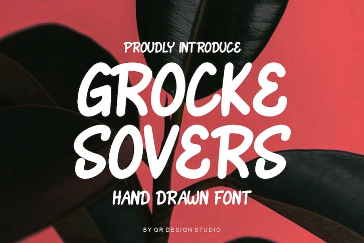 Grocke Sovers - Hand Drawn Font Font Download