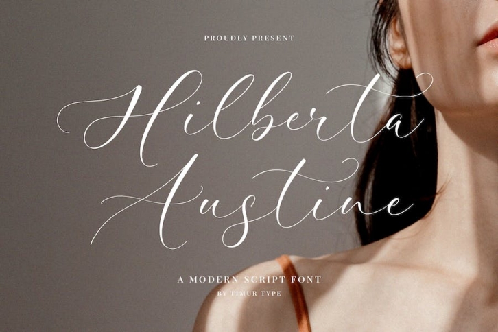 Hilberta Austine - Modern Script Font TT Font Download