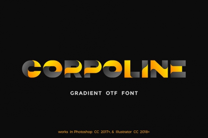 Corpoline Color OTF Font Font Download