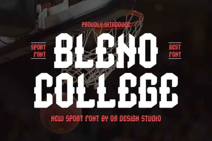 Bleno College Font Font Download