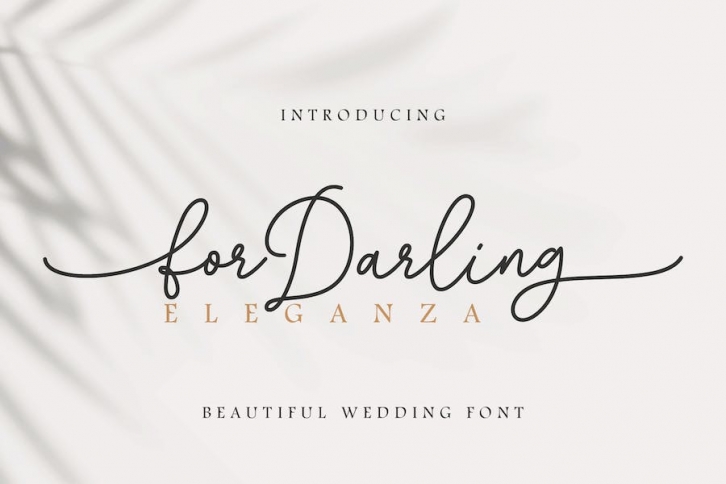 For Darling - Wedding Heart Script Font Font Download