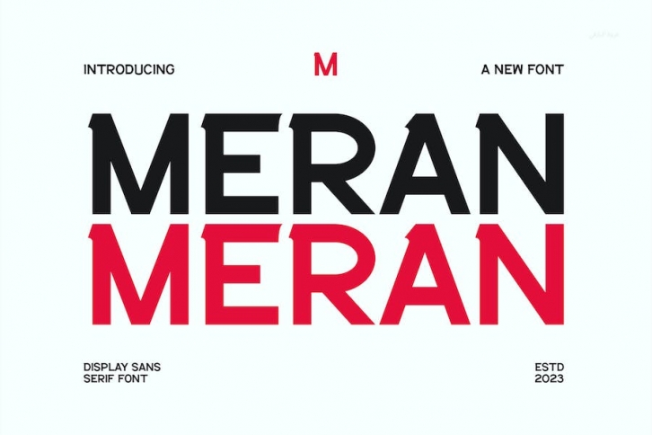 Meran - Modern Sans Serif Font Download