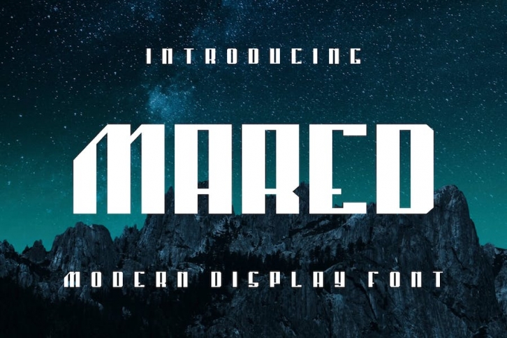 Mared - Modern Font Font Download