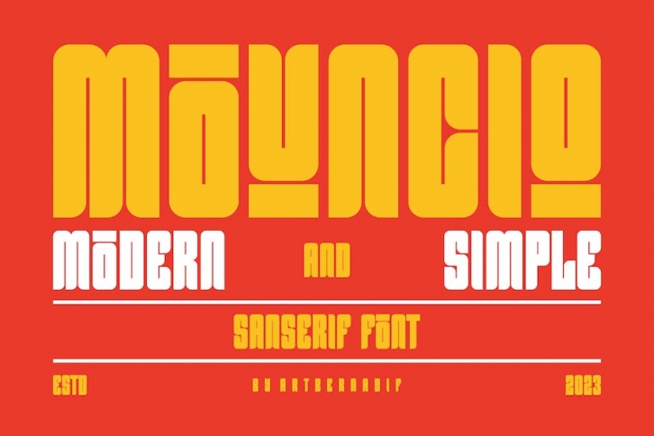 Mounciq Font Font Download