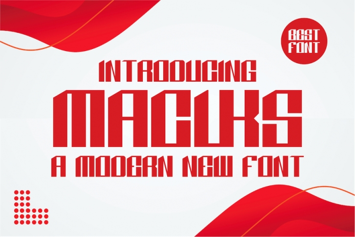 Macuks - Modern New Font Font Download