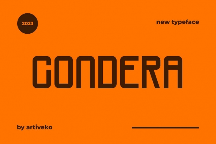 Condera Condensed Font Font Download