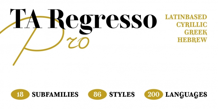 TA Regresso PRO Font Font Download