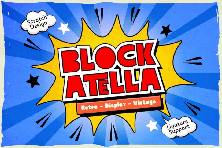 Block Atella Font Download