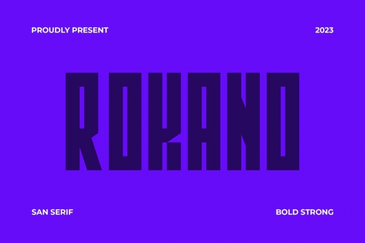 Rokano Bold Font Font Download