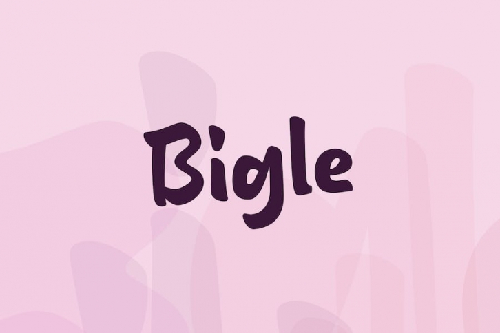 Bigle - Casual Typeface Font Download