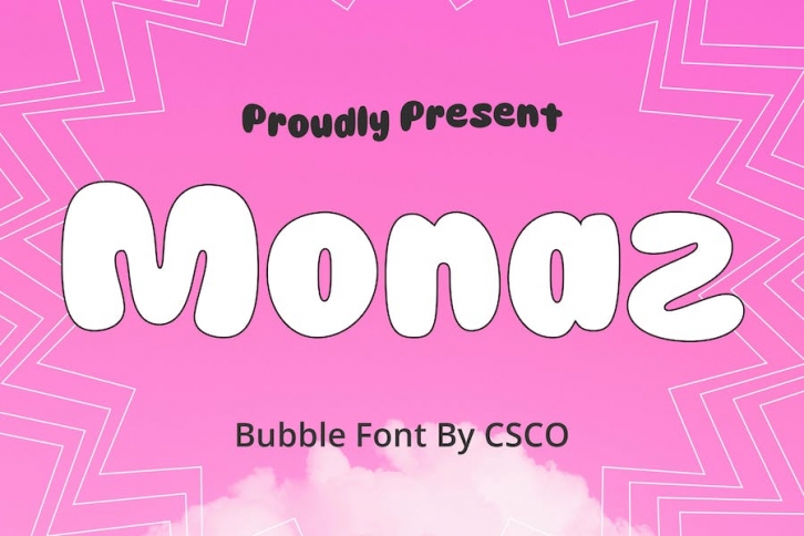 Monaz – Bubble Font Font Download