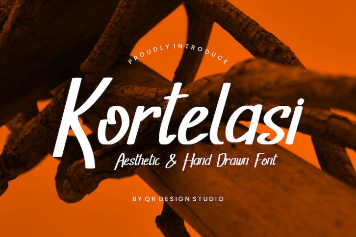 Kortelasi - Aesthetic & Hand Drawn Font Font Download