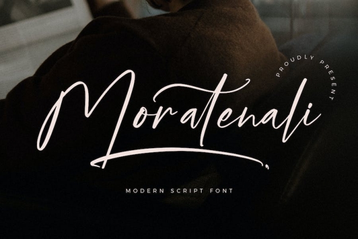 Moratenali Modern Script Font Font Download