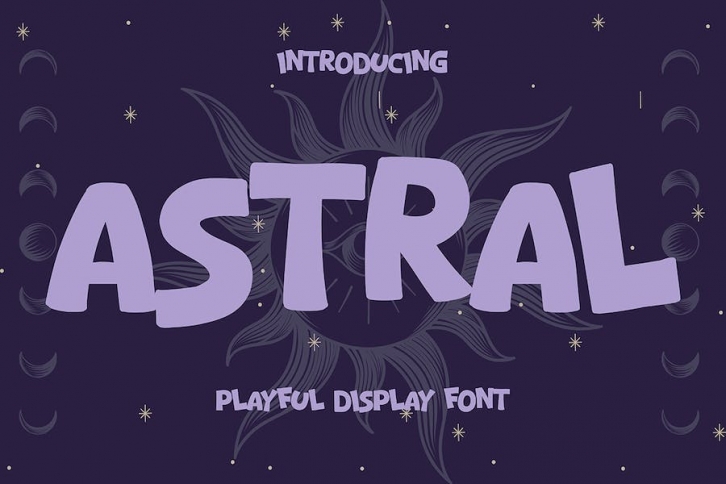 Astral - Playful Display Font Font Download