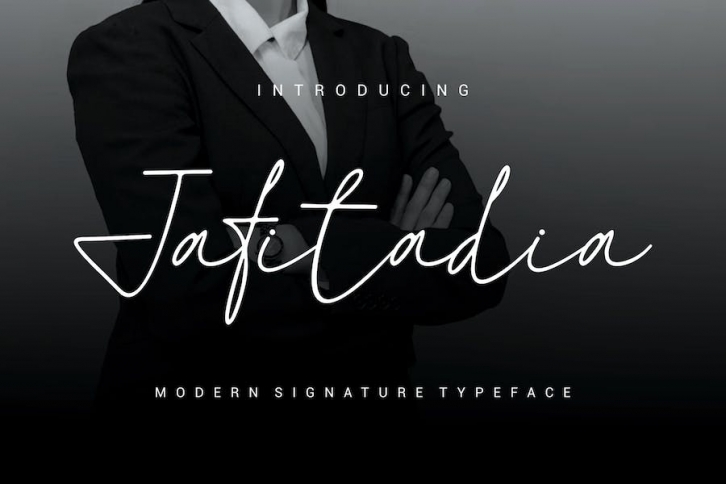 Jafitadia - Modern Signature Font Font Download