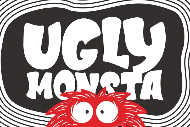 Ugly Monsta - Bold Cartoon Font Font Download