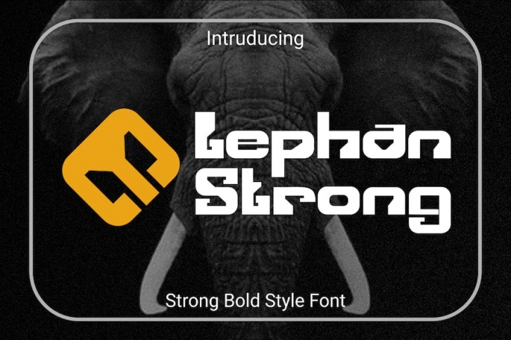 Elephant Strong Font Font Download