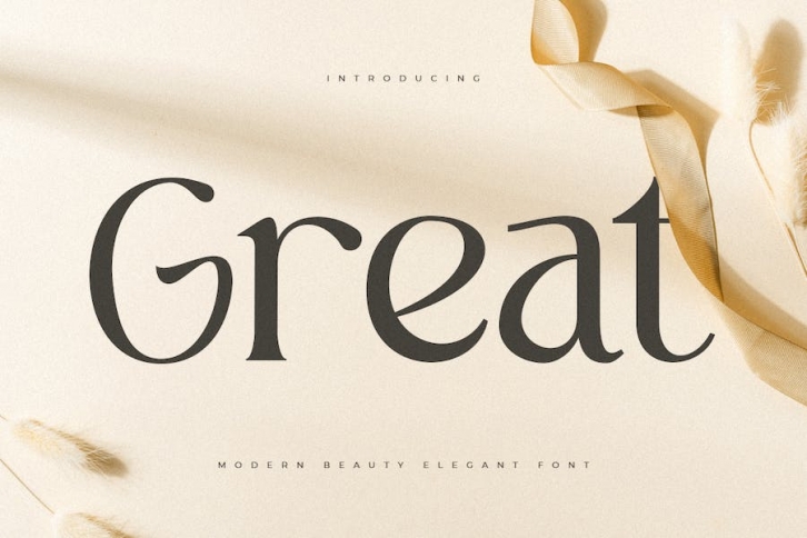 Great - Modern Beauty Elegant Font Font Download