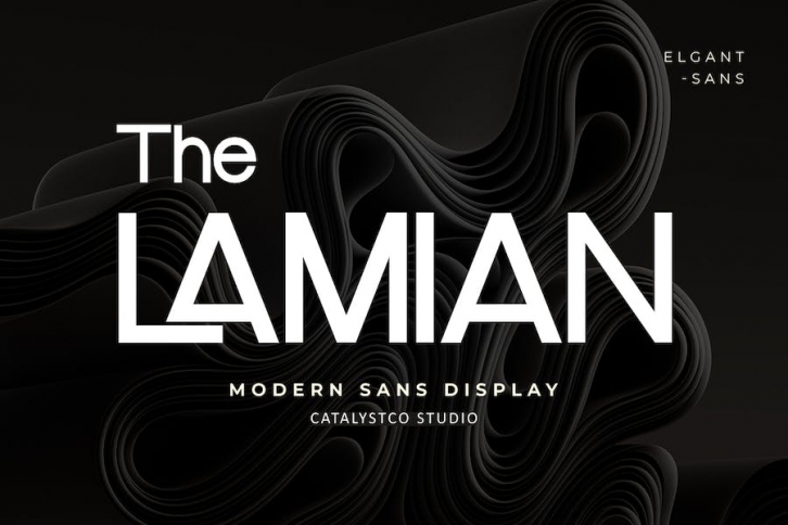 The Lamian Modern Sans Font Font Download