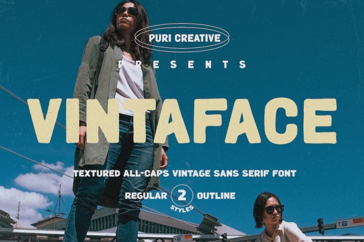 Vintaface - Vintage Style Font Font Download