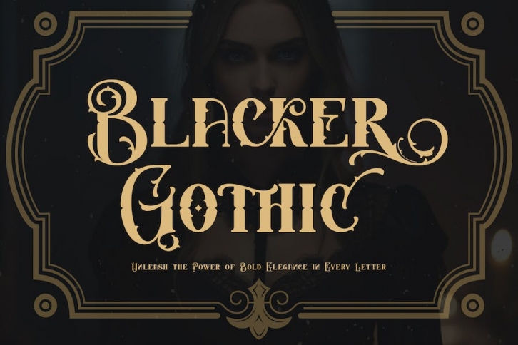 Blacker Gothic Font Download