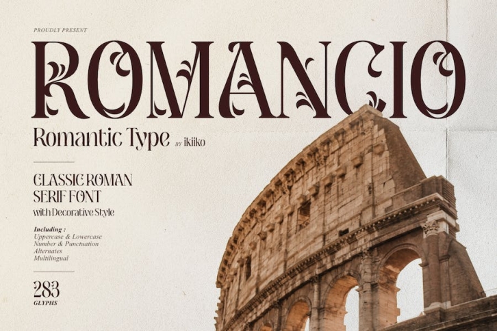 Romancio - Romantic Font Font Download