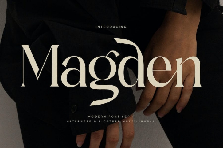 Magden Modern Serif Font Font Download