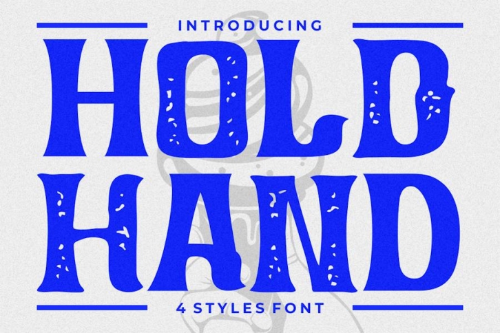 Hold Hand - Modern Display Font Font Download