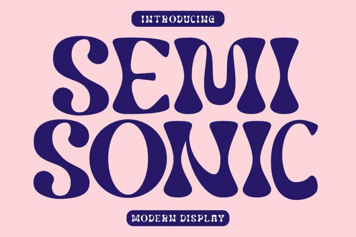 Semisonic - Modern Display Font Font Download