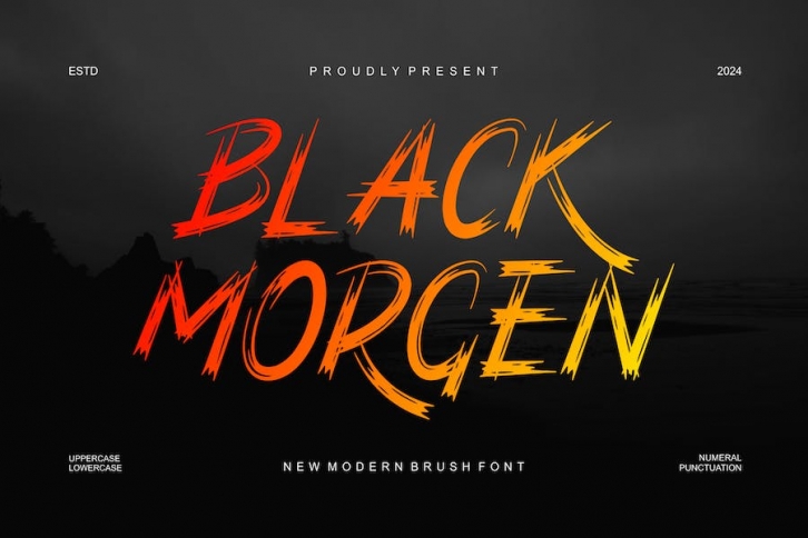 Black Morgen Font Font Download