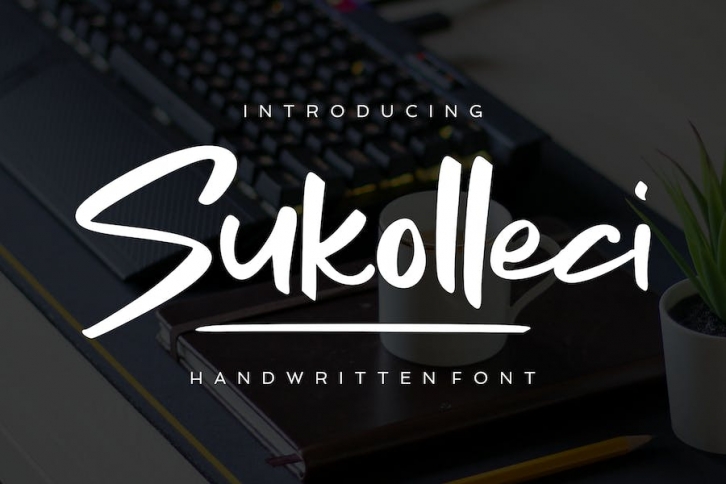 Sukolleci - Handwritten Font Font Download