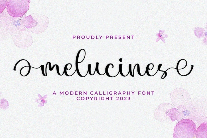 Melucines - A Lovely Script Font Font Download