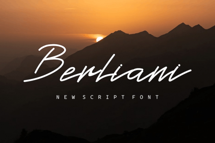 Berliani Handwritten Font. Font Download