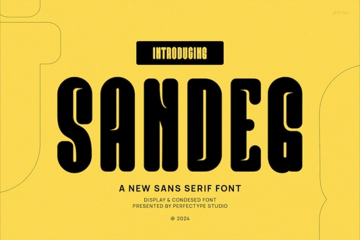 Sandeg Modern Futuristic Sans Serif Font Font Download