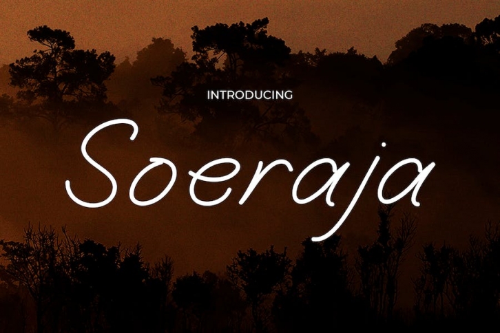 Soeraja - A Handwritten Serif Retro Font Font Download
