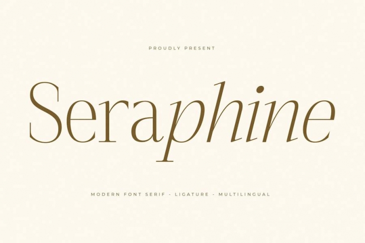 Seraphine Modern Serif Font Font Download
