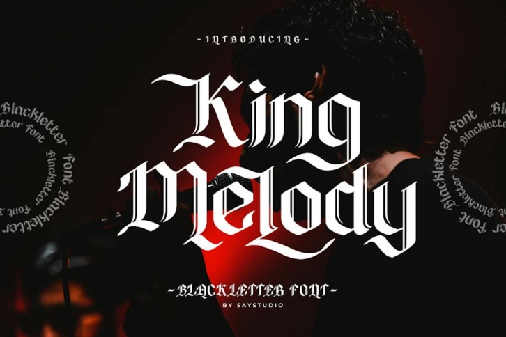 King Melody - Lettering Modern Font Font Download
