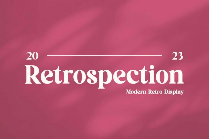 Retrospection Modern Retro Serif Display Font Font Download