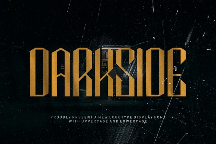 Darkside - Logotype Display Font Font Download