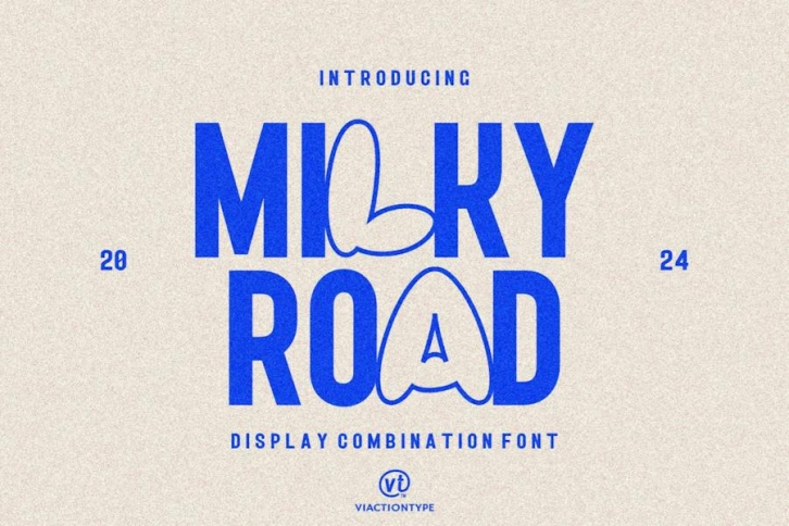 Milky Road - Font Combination Font Download
